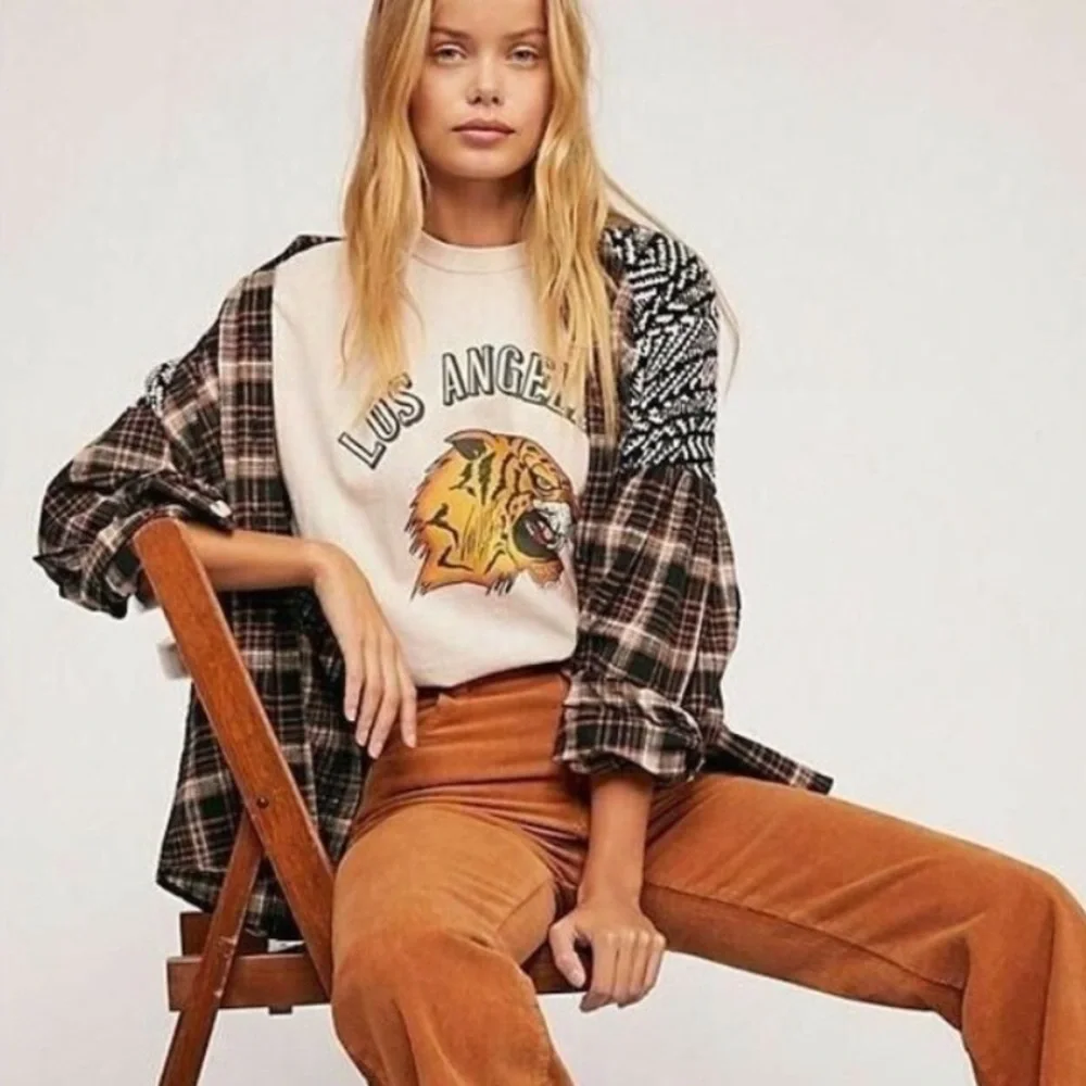 Free People Fireside Nights Buttondown - Picture 3 of 10